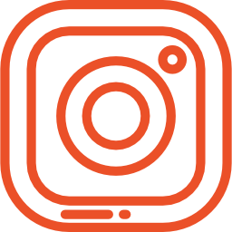 Instagram de l'école de design ESDAC en orange