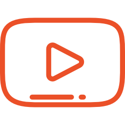 Chaine Youtube de l'école de design ESDAC en orange
