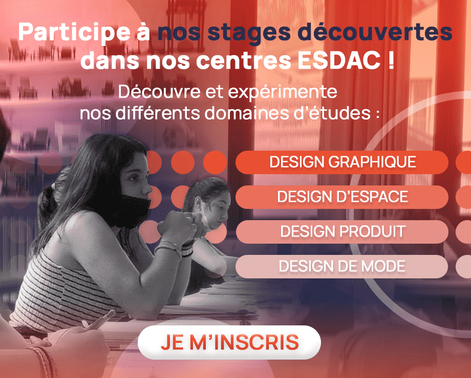 Stage découverte Dessin et design à l'école de design ESDAC
