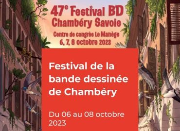 AFFICHE DU FESTIVAL DE LA BD DE CHAMBERY 2023