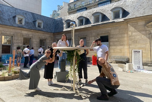 La Fontaine à vapeur de l'ESDAC à la Paris Design Week