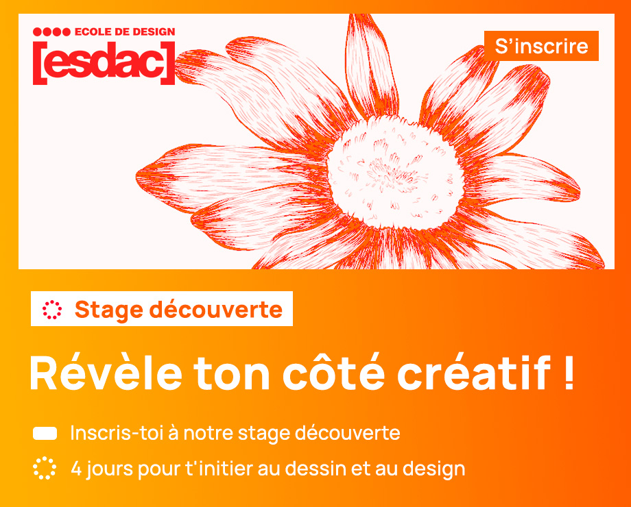 Stage découverte en école de design ESDAC