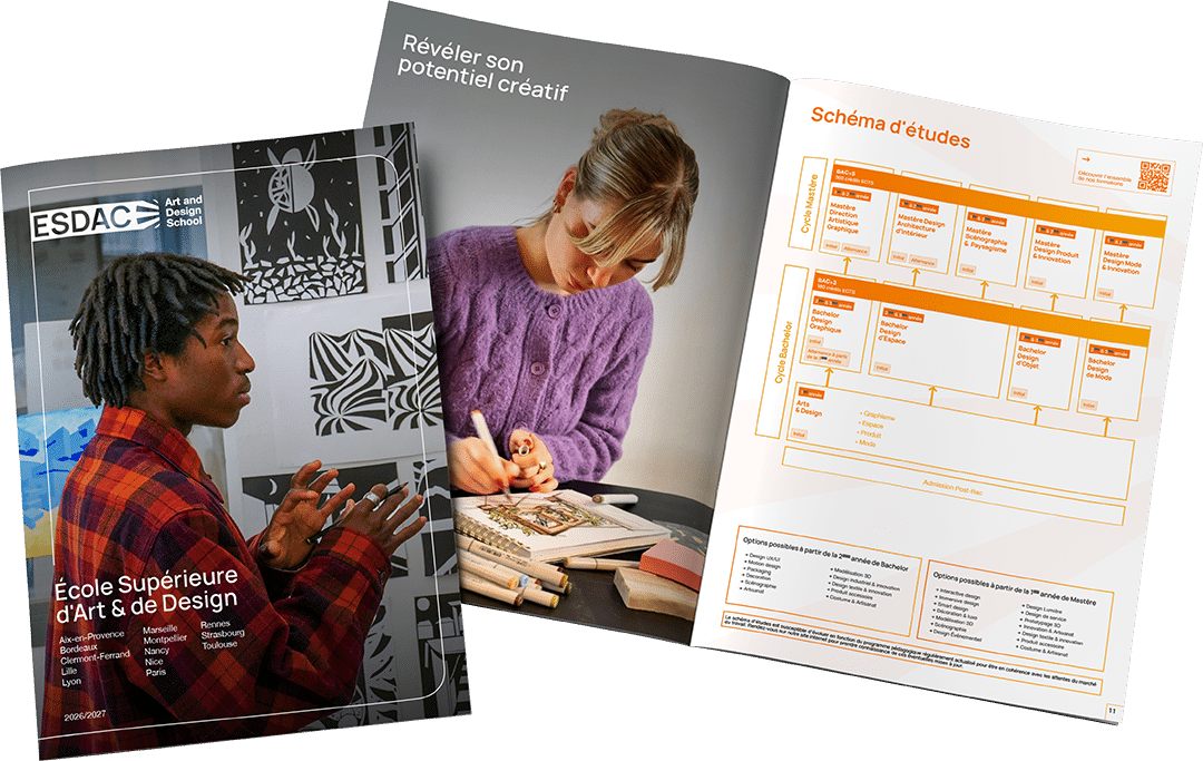 Brochures ESDAC école supérieure d'art & de design 2026/2027